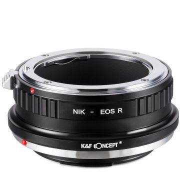 K&F Concept Adaptor montura K&F Concept Nikon-EOS R de la Nikon AI la Canon EOS R