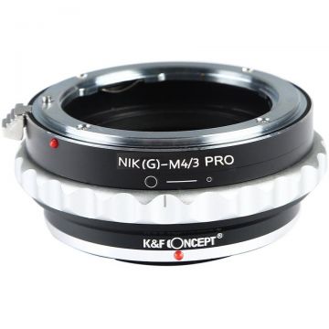 K&F Concept Adaptor montura K&F Concept Nikon(G)-M4/3 PRO Nikon G la M4/3 (MFT)