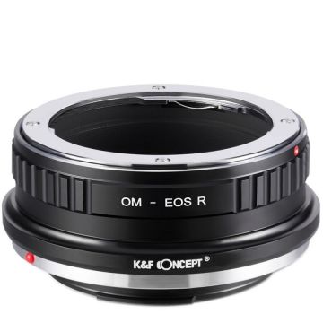 K&F Concept Adaptor montura K&F Concept OM-EOS R de la Olympus la Canon EOS R