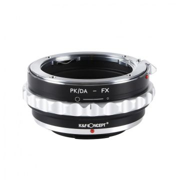 K&F Concept Adaptor montura K&F Concept PK/DA-FX de la Pentax K/M/A/FA/DA la Fuji X-Mount