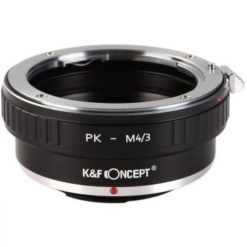 K&F Concept Adaptor montura K&F Concept PK-M4/3 de la Pentax K la Micro 4/3-Mount(MFT)