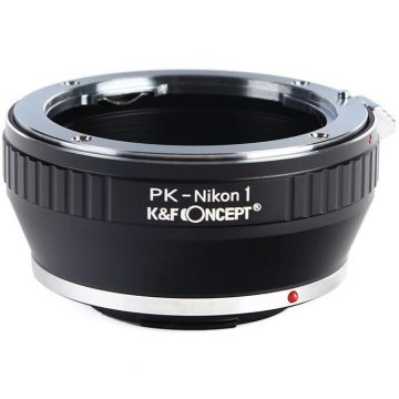 K&F Concept Adaptor montura  K&F Concept PK-Nikon1de la Pentax K la Nikon1