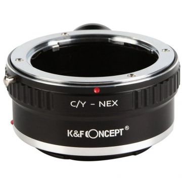K&F Concept Adaptor monturaK&F Concept C/Y-NEX de la Contax Yashica la Sony E-Mount (NEX) cu adaptor pentru trepied KF06.259
