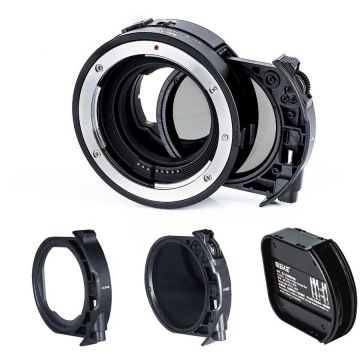 Meike Kit Adaptor montura Meike MK-EFTE-C de la Canon EF/S la Sony E cu filtre Drop-in VND+Clear
