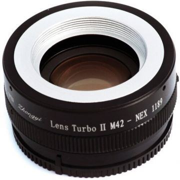 Mitakon Adaptor Montura Mitakon Lens Turbo Mark 2 Obiectiv M42 la Camere Sony E MTKLTM2M43SE