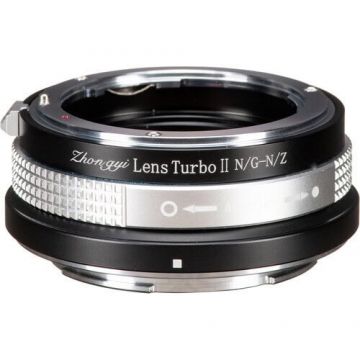 Mitakon Adaptor Montura Mitakon Lens Turbo Mark 2 Obiectiv Nikon F la Camere Nikon Z MTKLTM2AINZ