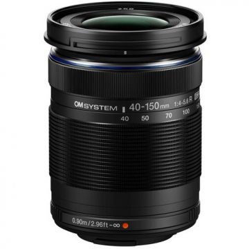 OLYMPUS Obiectiv Foto Mirrorless OM SYSTEM M.Zuiko Digital ED 40-150 mm, F/4.0-5.6, montura MFT, Negru