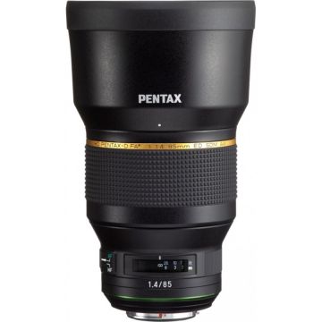 RICOH/PENTAX Obiectivul Camera HD PENTAX-D FA85mm F1.4ED SDM AW, Negru