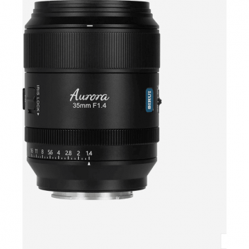 Sirui Obiectiv Sirui Aurora, 35mm, F1.4, Full Frame Autofocus  (X Mount), Negru
