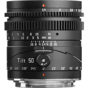 TTArtisan Obiectiv TTArtisan Tilt 50mm f/1.4 Negru pentru Fuji FX Mount